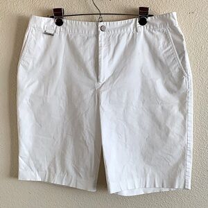 RLR Lauren Active White Bermuda Shorts